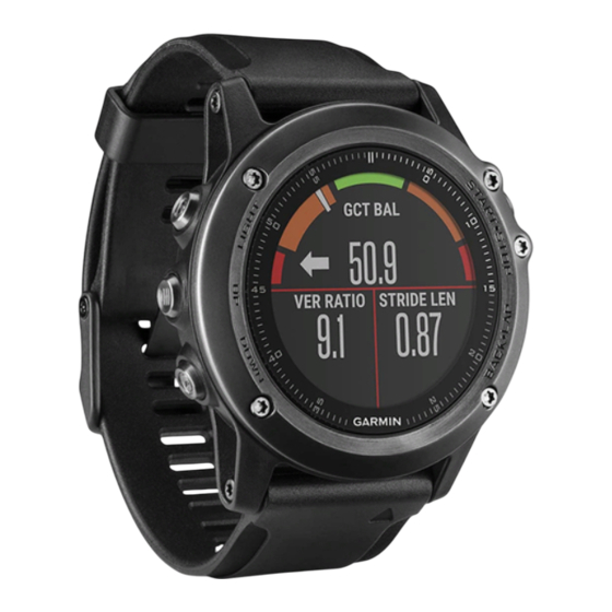 Garmin fēnix 3 HR Guia De Inicio Rapido