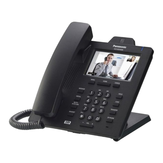 Panasonic KX-HDV430 Guia De Inicio Rapido