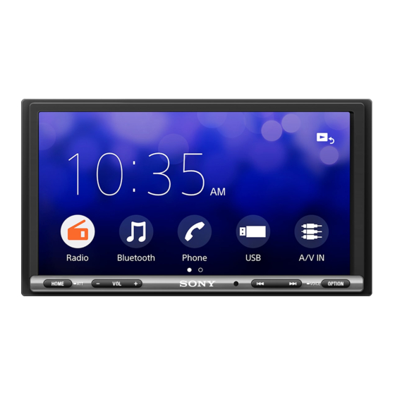 Sony XAV-AX3200 Guia De Ayuda
