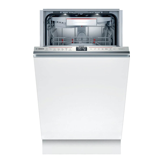 Bosch SPV6ZMX23E Manual De Usuario