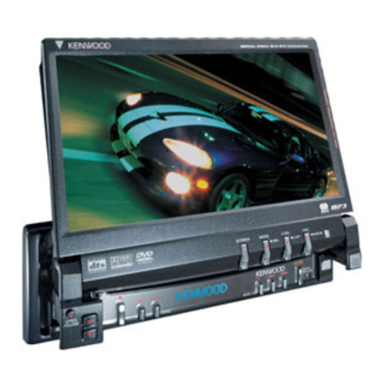 Kenwood KVT-925DVD Manual Del Usuario