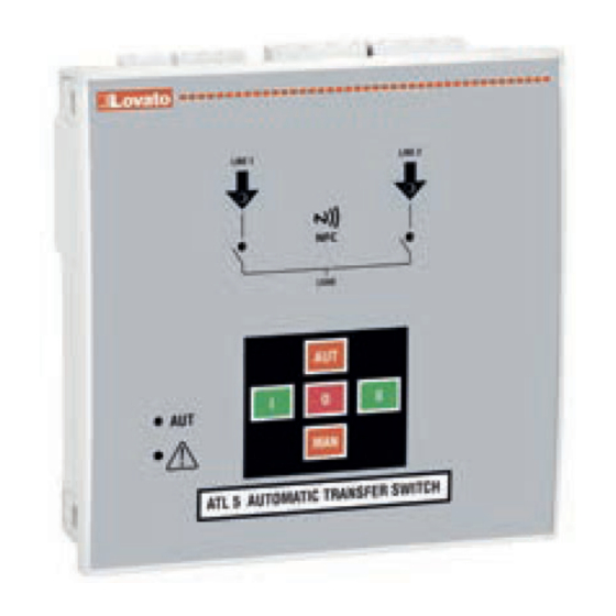 LOVATO ELECTRIC ATL500 Manual De Instrucciones