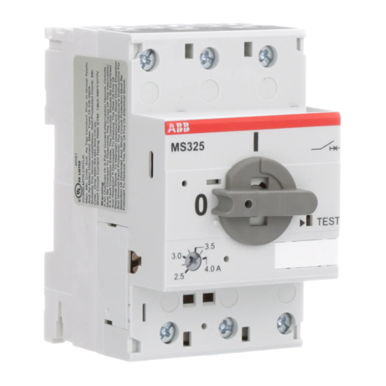 ABB MS 325 Instrucciones De Servicio