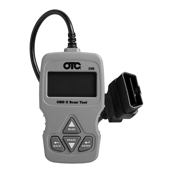 OTC OBD II Scan Too Manual De Instrucciones