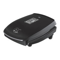 George Foreman GR20B Instructivo Antes De Usar El Producto