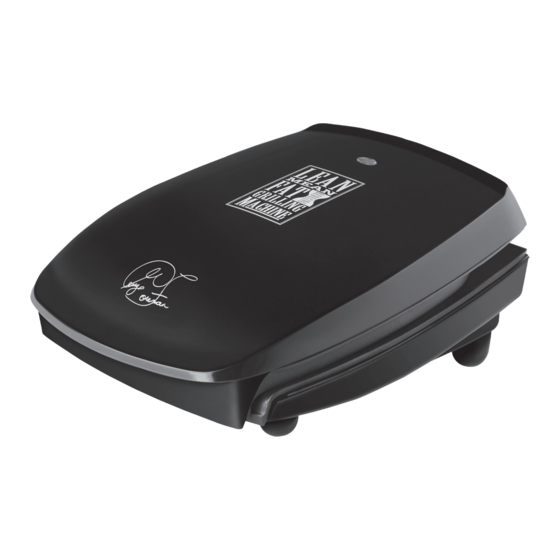 George Foreman GR20B Manuales