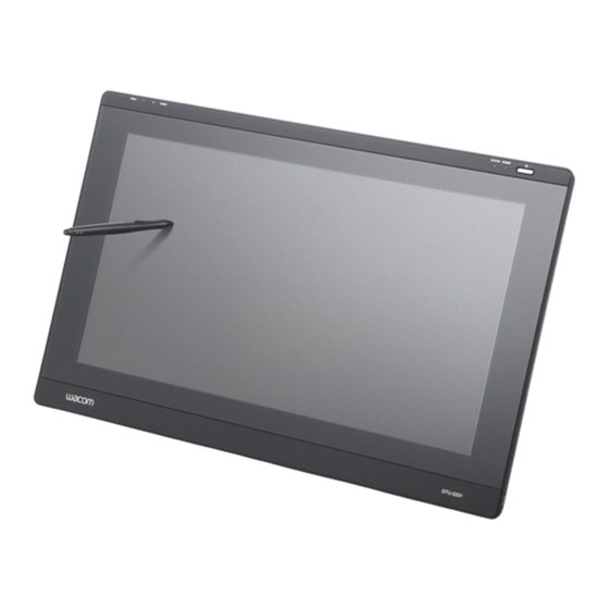 Wacom DTU-2231 Manual Del Usuario
