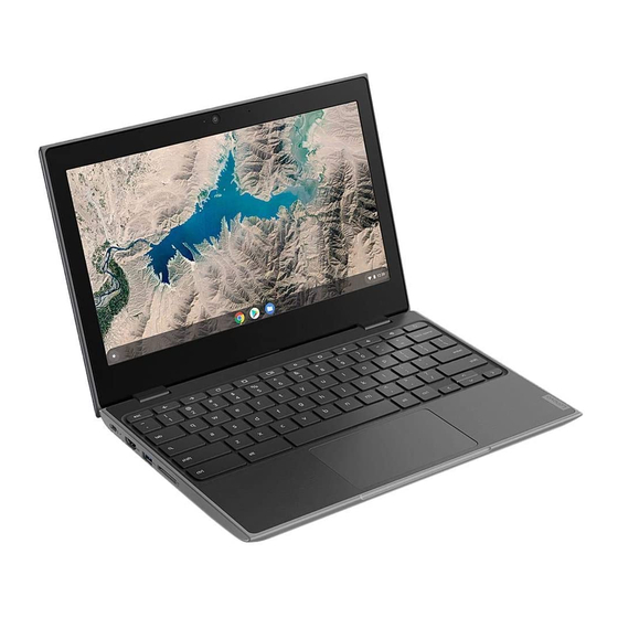 Lenovo 100e Chromebook Guia Del Usuario