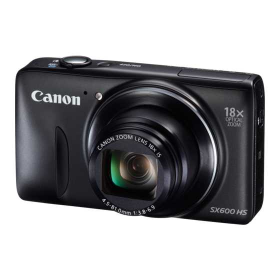 Canon PowerShot SX600 HS Guía De Inicio
