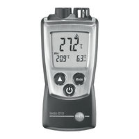 Testo 810 Manual De Instrucciones