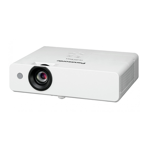 Panasonic PT-LW373 Instrucciones De Operación