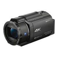 Sony FDR-AX40 Manual De Instrucciones