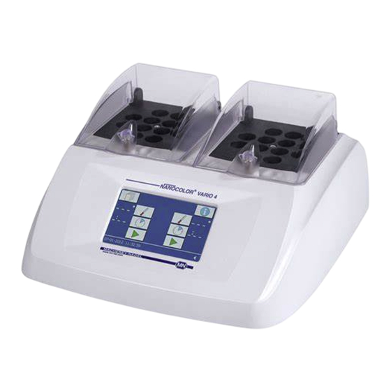MACHEREY-NAGEL NANOCOLOR VARIO 4 Manual Del Usuario