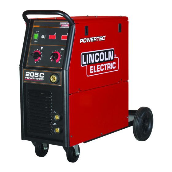 Lincoln Electric POWERTEC 205C Manual De Instrucciones