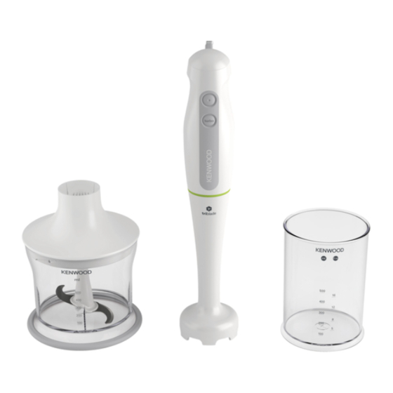 Kenwood Triblade HDP10 Instrucciones