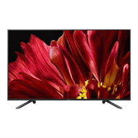 Sony BRAVIA XBR-75Z9F Guía De Referencia