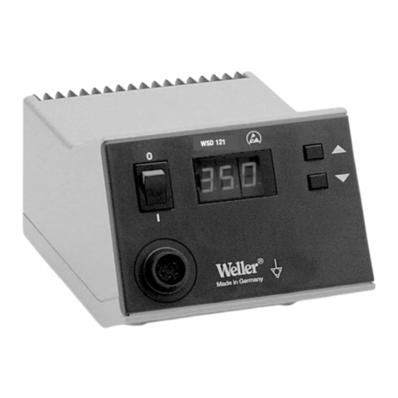 Weller WSD 121 Manual De Uso