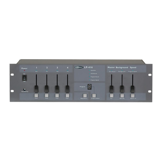 SHOWTEC LP-416 Manual