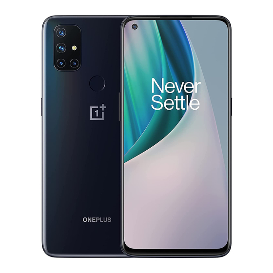 OnePlus Nord N10 5G Manual Del Usuario