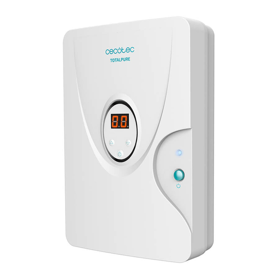 cecotec TOTALPURE 3000 SMART OZONE Manuales