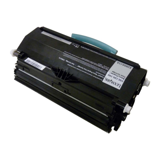 Lexmark E260 Guia De Inicio Rapido