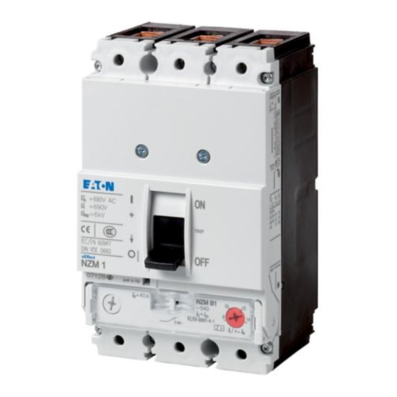 Eaton NZM1-XT Instrucciones De Montaje