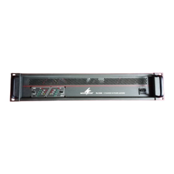 Monacor PA-2240 Manual De Instrucciones