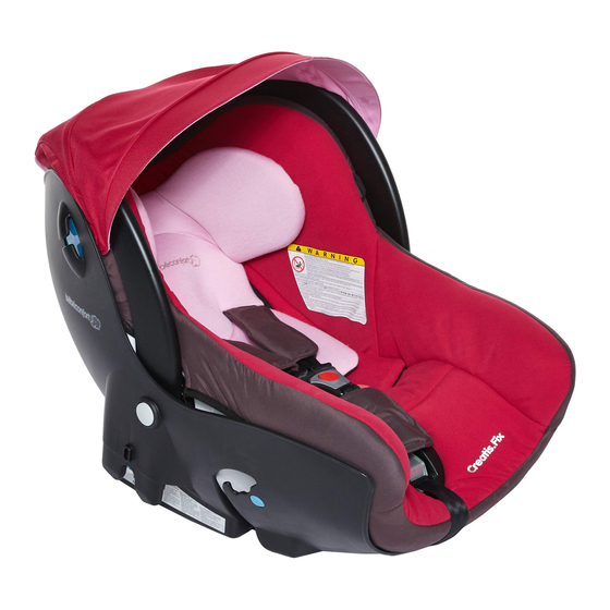 BEBE CONFORT Creatis fix Manual De Instrucciones