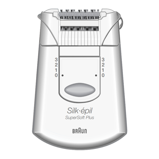 Braun Silk-epil SuperSoft Plus EE1180 Manuales