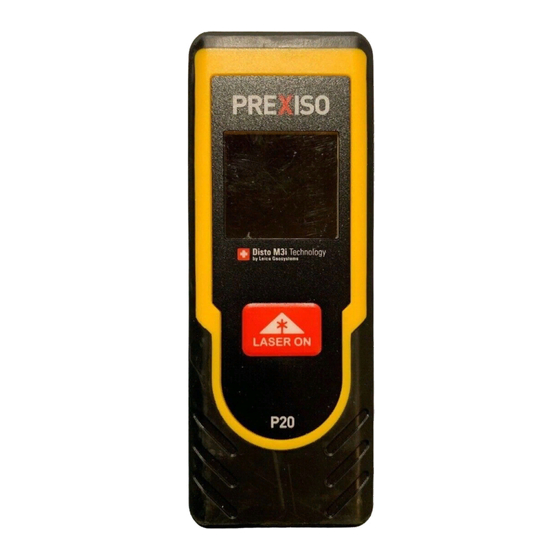 Prexiso P20 Manual De Instrucciones