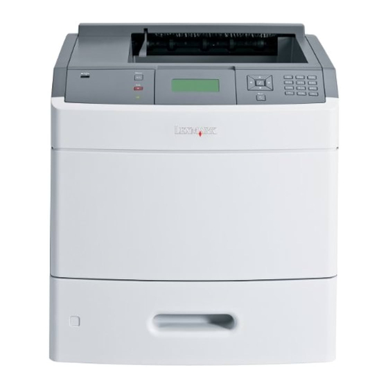 Lexmark T654 Manuales