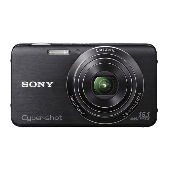 Sony Cyber-shot DSC-W630 Manuales