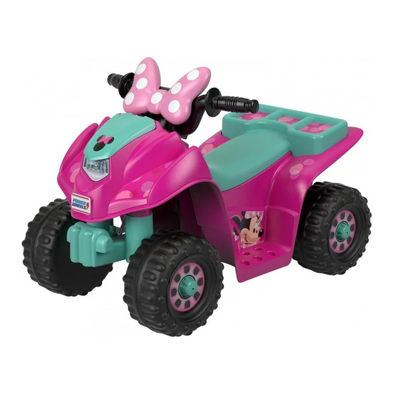 Power Wheels Disney FLK44 Manual Del Usuario