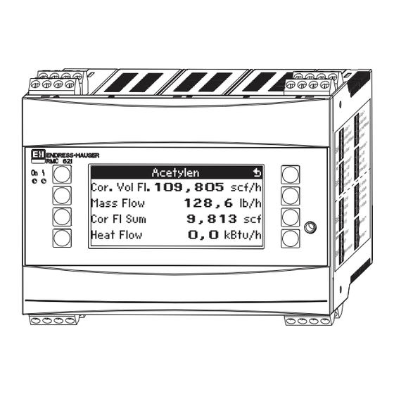 Endress+Hauser RMC621 Suplemento A Las Instrucciones De Funcionamiento