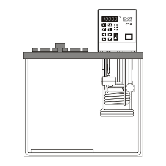 SCHOTT Instruments CT 52 Manual De Instrucciones