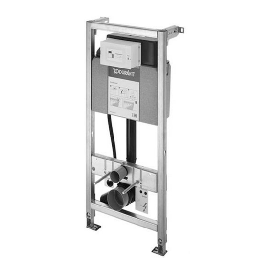 DURAVIT DuraSystem WD1001 000 000 Instrucciones De Montaje