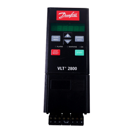 Danfoss VLT 2800 DeviceNet Manual De Instrucciones