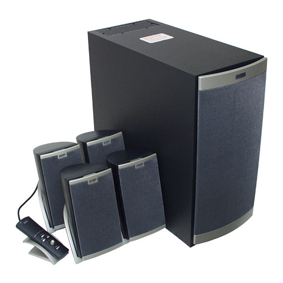 Altec Lansing 641 Guia Del Usuario