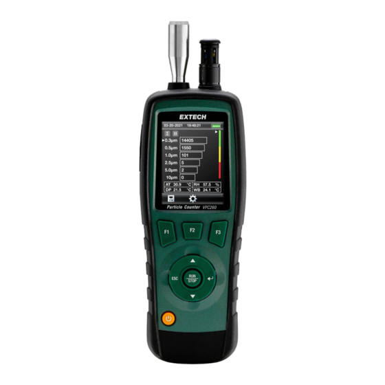 Extech VPC260 Manual Del Usuario