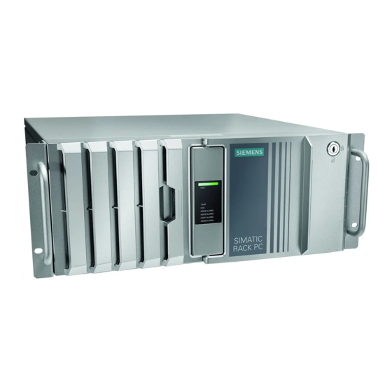 Siemens SIMATIC IPC547G Instrucciones De Servicio