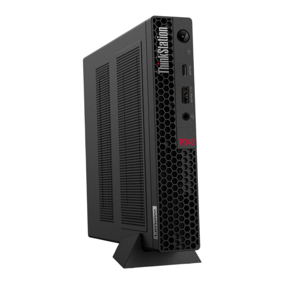 Lenovo ThinkStation P340 Tiny Guia Del Usuario