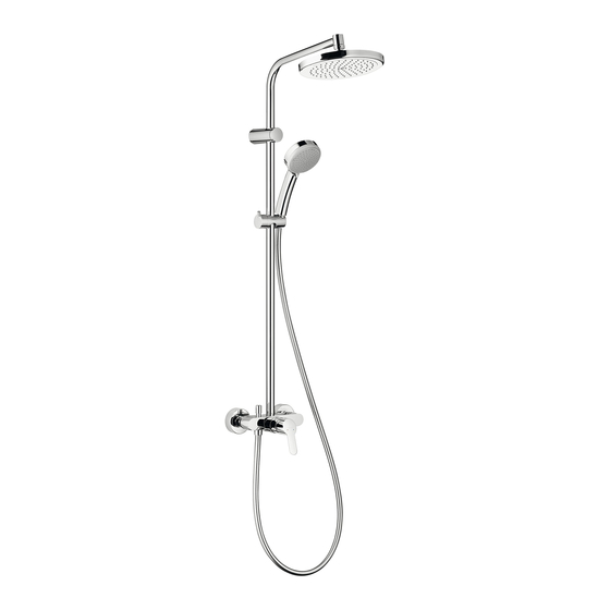 Hansgrohe Verso 220 Showerpipe 27232000 Instrucciones De Montaje