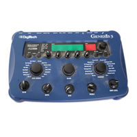 Digitech Genesis 3 Manual De Instrucciones