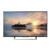 Sony BRAVIA KD-65XE70 Serie Manual De Instrucciones