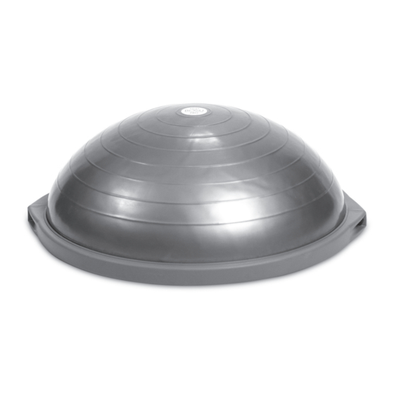 BOSU BALANCE TRAINER Manual Del Propietário