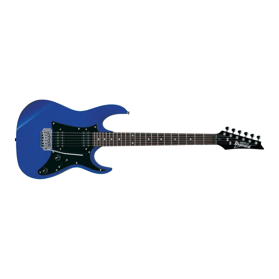 Ibanez GRG170DX-BKN Manual De Instrucciones