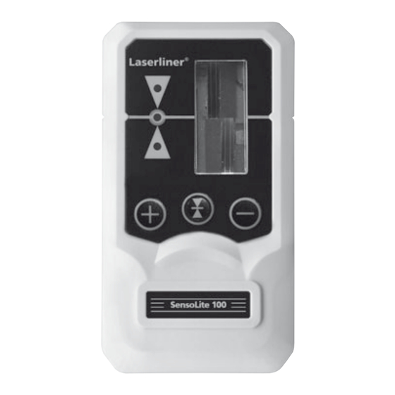 LaserLiner SensoLite 100 Instrucciones Para Su Uso