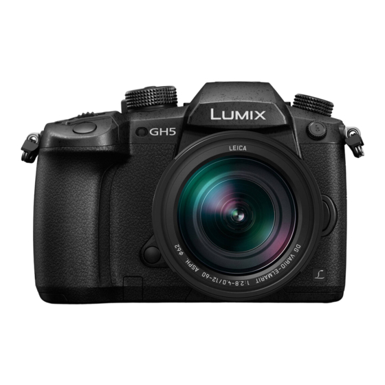 Panasonic Lumix DC-GH5L Instrucciones Básicas De Funcionamiento