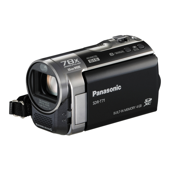 Panasonic SDR-S71 Instrucciones De Funcionamiento