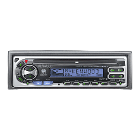 Kenwood KDC-4027 Manual De Instrucciones